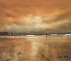 Orange Skies by Philip Gray - Original Drawing on Paper sized 12x10 inches. Available from Whitewall Galleries